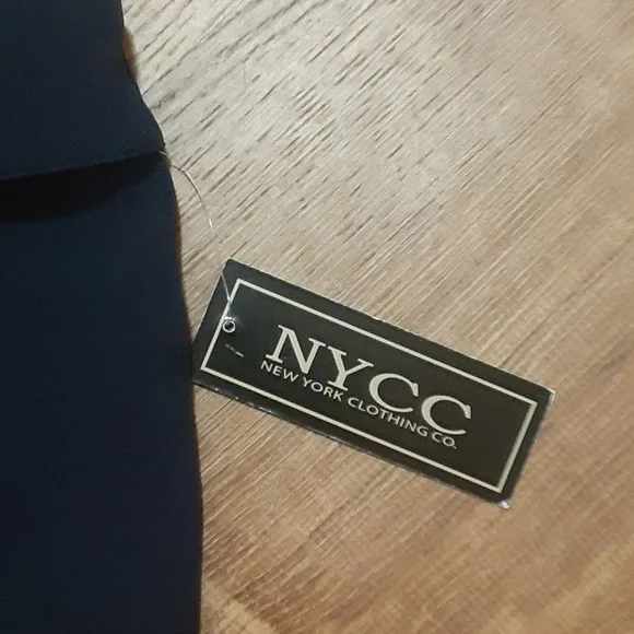 Navy High Waist Shorts - Picture 3 of 8